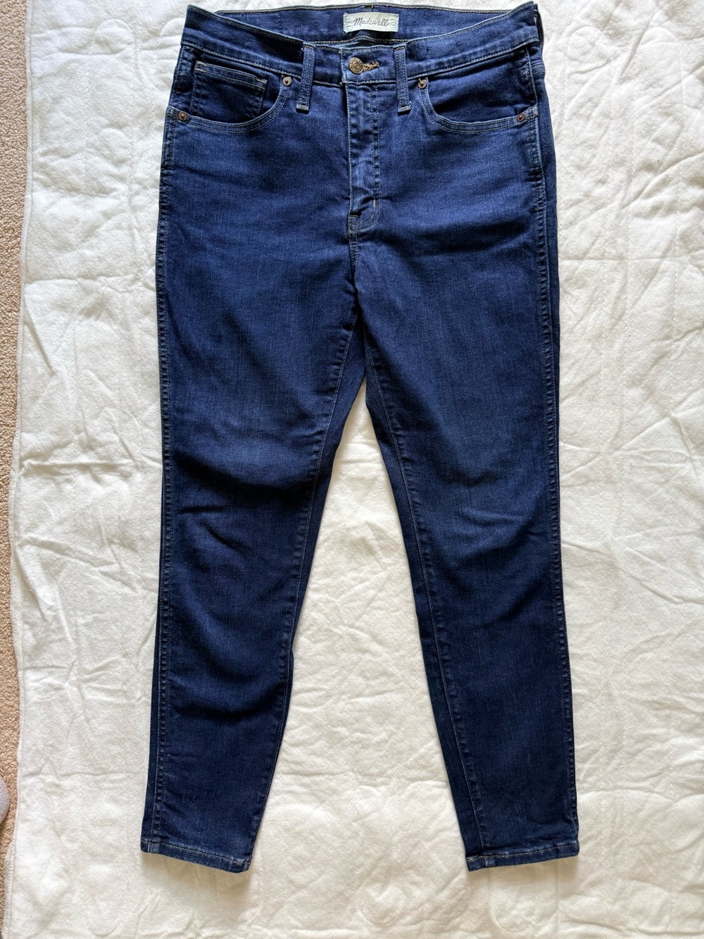 Madewell Petite Dark Blue Skinny Jeans